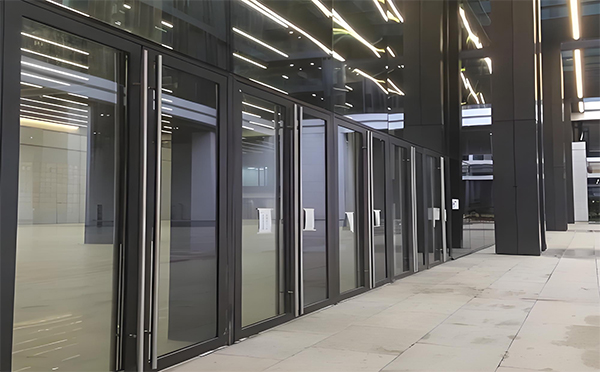 伊州玻璃地弹门