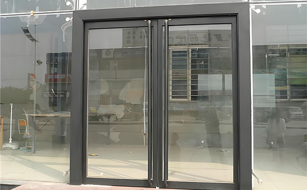 伊州玻璃地弹门